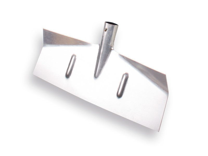 [960400] Slijkschuiver - Sneeuwschuiver ATLAS plaatstaal, recht model 40 x 18 cm, zonder steel