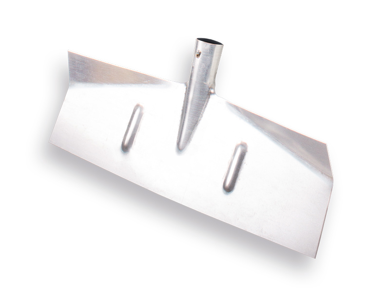 [960402] Schlammschieber - Schneeschieber ATLAS Blechstahl, rechteckiges Modell 50 x 18 cm, ohne Stiel