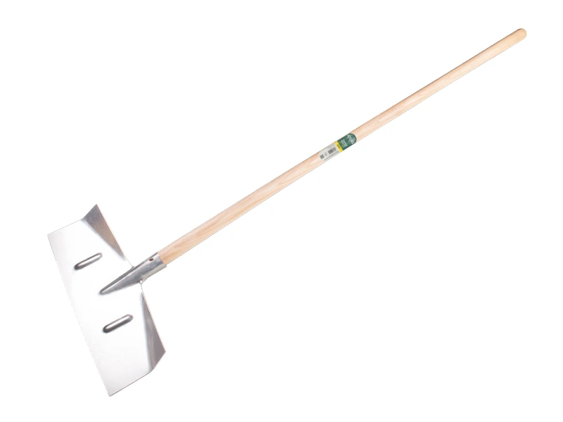 [960405] Slijkschuiver - Sneeuwschuiver ATLAS plaatstaal, recht model 40 x 18 cm, met ESSEN steel 130 x 4 cm