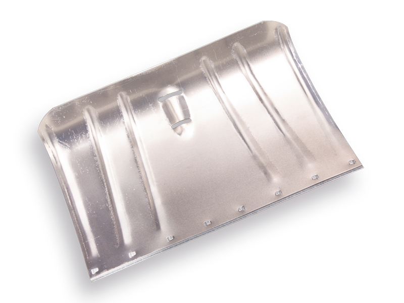 Pelle à neige aluminium courbée 45 x 30 cm, avec bride de serrage, sans manche