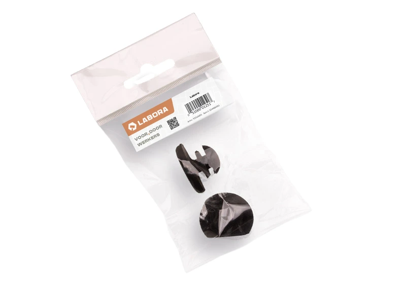 [960626] Knop kort LABORA, voor harmonica kniebeschermers (per 2 stuks)
