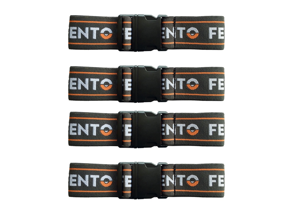 Elastics with clip for knee pads FENTO MAX and FENTO 400 (4 pieces)