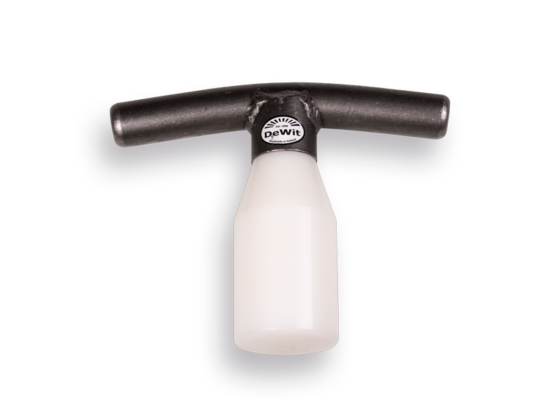 Maillet de paveur DE WIT modèle HEROS avec bloc en nylon, 2885 grammes