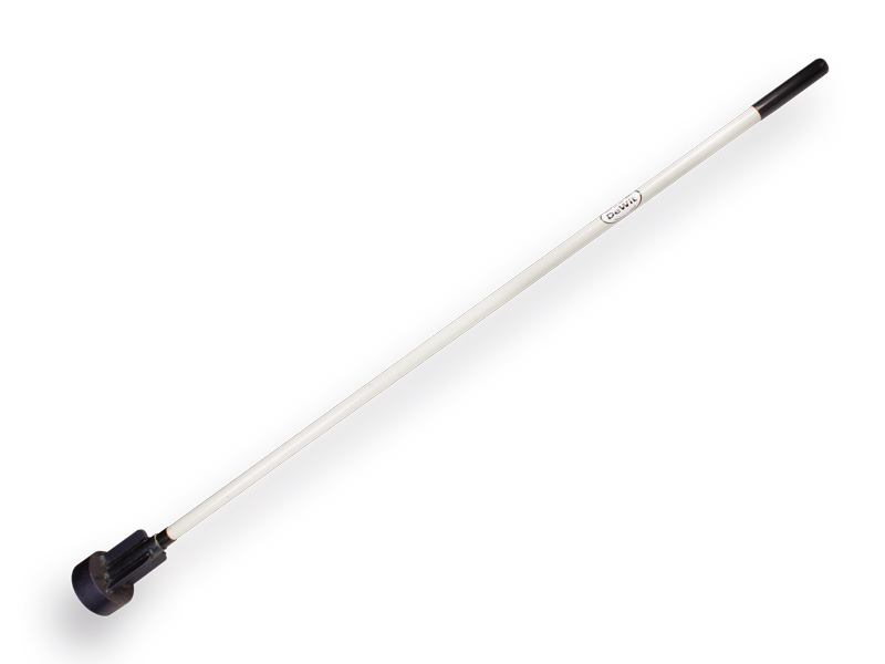 DE WIT Boden und Erd Stampfer mit Stampfer aus Stahl ø 11 cm. Glasfaserstiel. Gewicht 3,5 kg. Länge 160 cm