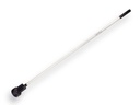 DE WIT Boden und Erd Stampfer mit Stampfer aus Stahl ø 11 cm. Glasfaserstiel. Gewicht 3,5 kg. Länge 160 cm