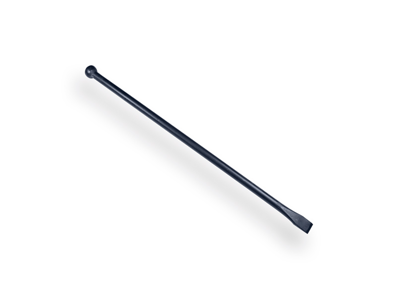 [960840] Crowbar DE WIT 100 cm fully round, with flat chisel and knob