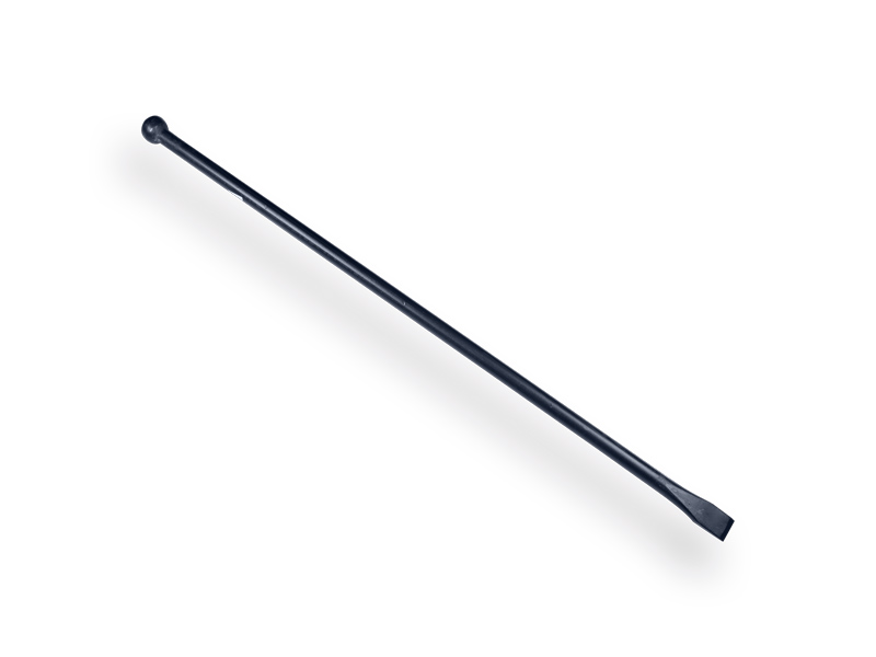 [960841] Brechstange DE WIT 120 cm ganz rund, mit flachem Meißel und Knopf