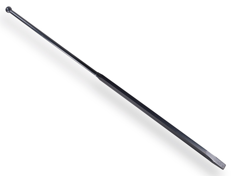 DE WIT Brechstange 180 cm, rund mit Knopf und Meissel unten 100 cm vierseitig 