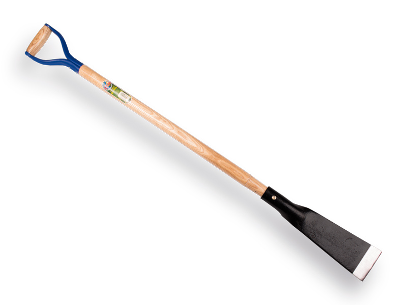 Root cutter ATLAS 122.5 cm, with wide flat chisel 9.5 cm and metal D-handle