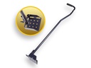 Kolkschep - Putschep DE WIT 110 cm met putdekselhaak