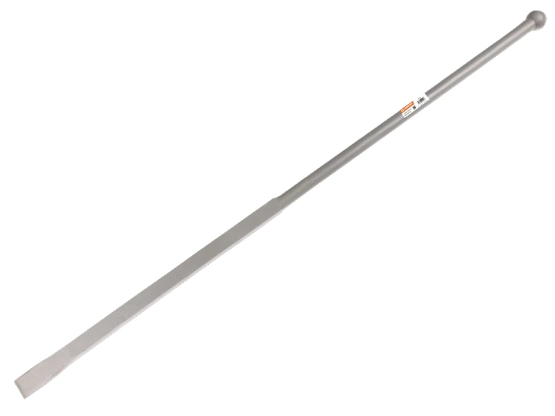 [970410] Crowbar LABORA 140 cm, bottom side 55 cm square, with flat chisel and knob