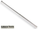 Pry bar LABORA 140 cm, lower end 55 cm square, with flat chisel and knob