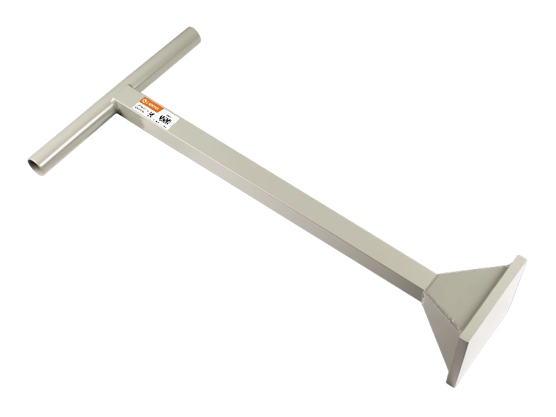 [970655] Kerb Tamper - Ground Tamper LABORA steel, 18 x 18 cm, weight 9 kg