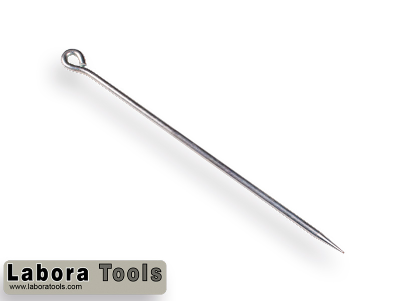 Schnureisen LABORA 400 x 10 mm verzinkt, mit Öse