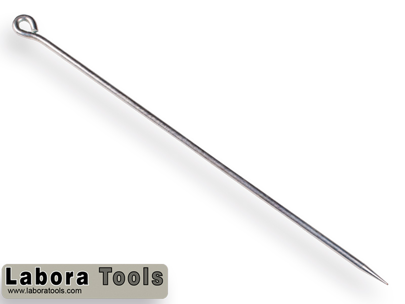 [970765] Schnureisen LABORA 600 x 10 mm verzinkt, mit Öse