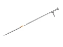 Wire stake LABORA 600 x 10 mm galvanised, with right-angle head