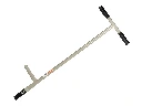 Alignment bar - Lining bar LABORA 95 cm, with hardened steel blade and step