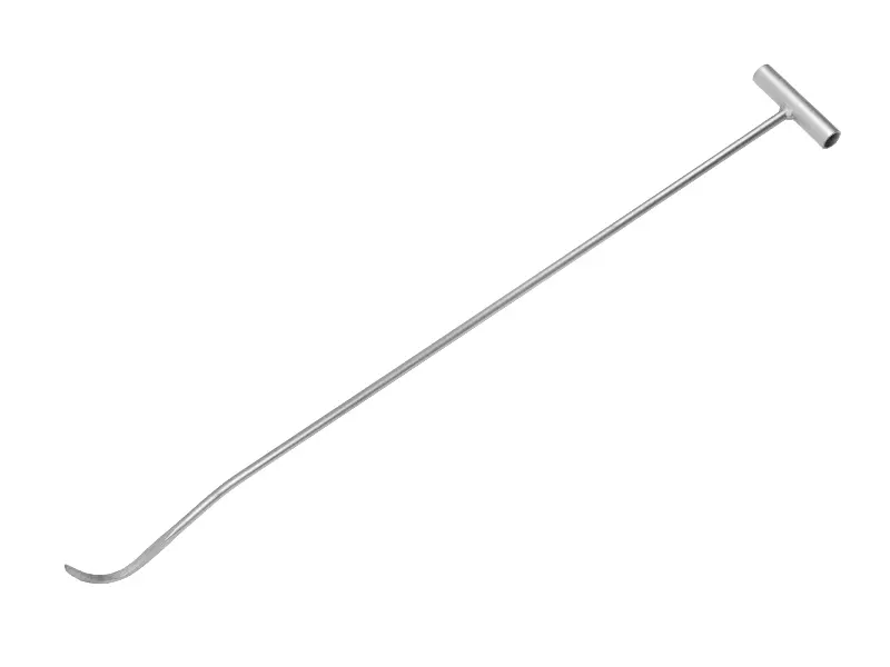 Putdekselhaak LABORA 1000 x 12 mm verzinkt, met gesmede krul