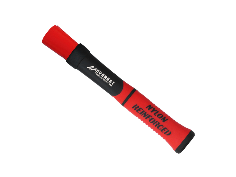 Manche de massette EVEREST FIBERGLAS, avec protection de manche en caoutchouc