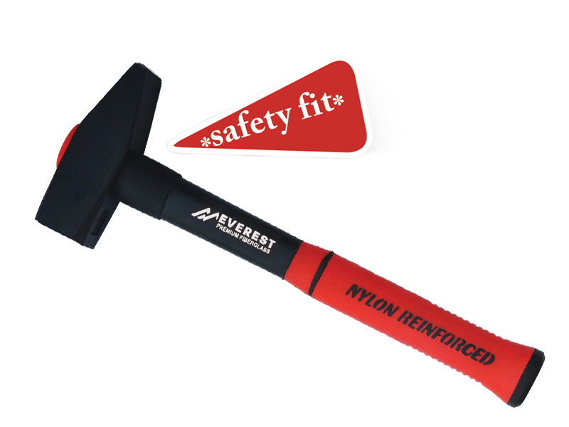 [987080] Bankhamer EVEREST 800 gram met fiberglassteel 35 cm