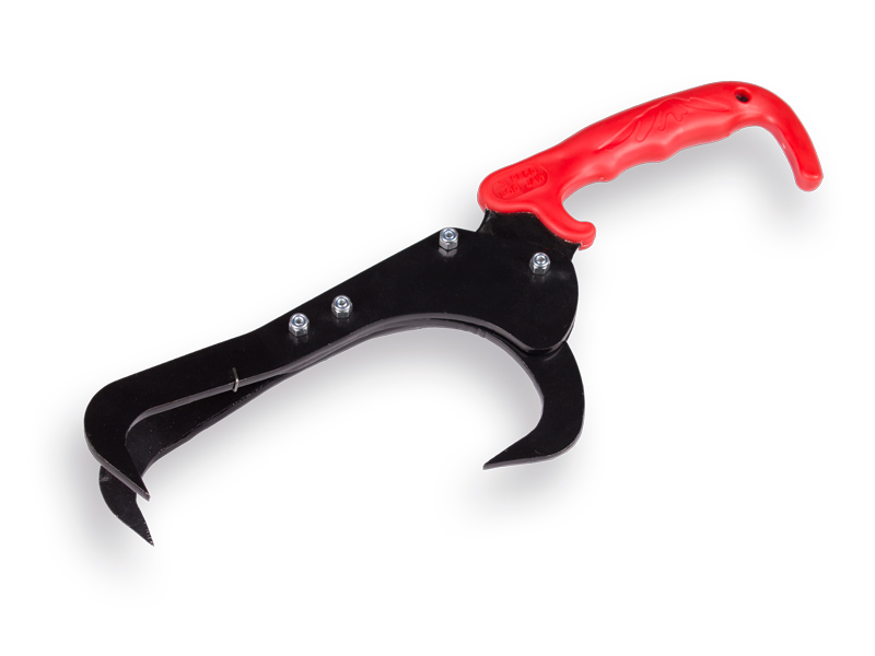 Logging pike pole – EVEREST gripping tongs, manganese steel, 3-point