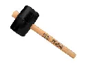 Rubber Mallet GRIPLINE no. 4 soft, 1.2 kg Ø 90 x 140 mm, with ash wood handle