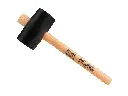 Maillet en caoutchouc GRIPLINE n° 3 dur, 650 grammes Ø 75 x 130 mm, avec manche en bois de frêne
