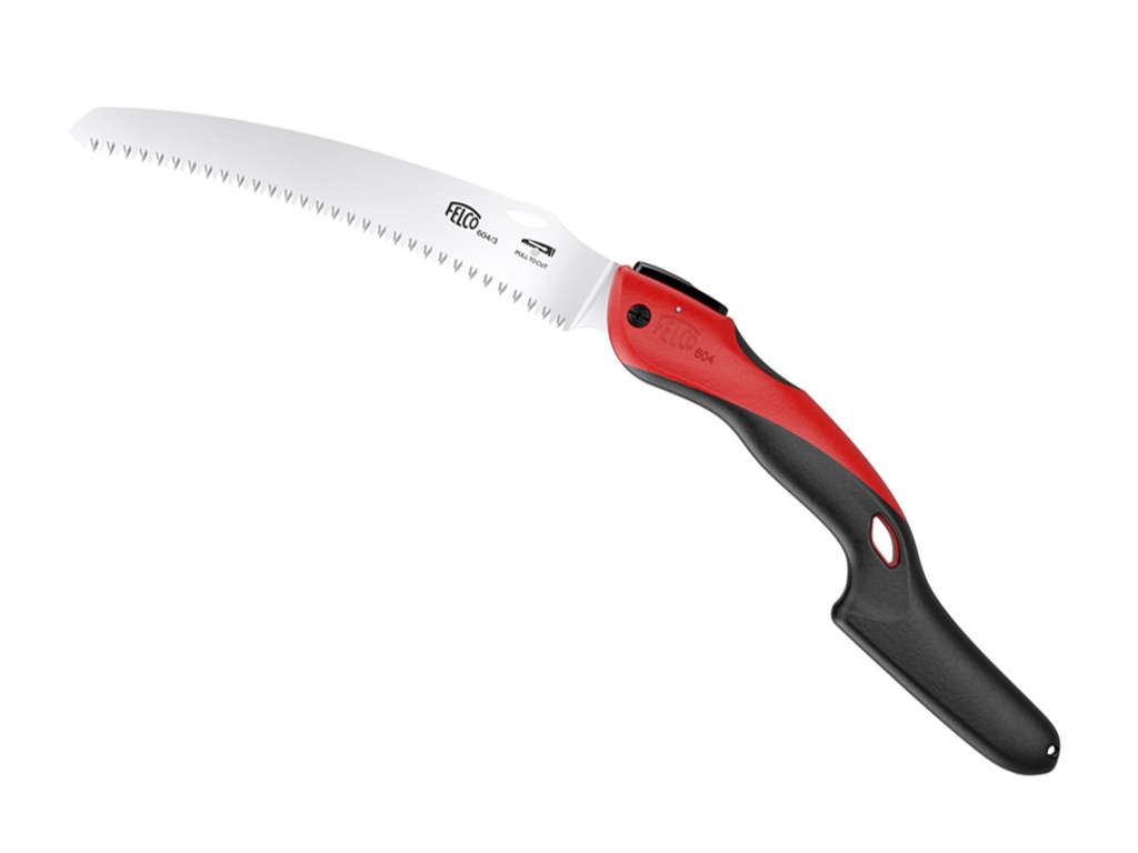 Scie d'élagage - Scie pliante FELCO 604 repliable, longueur de lame 24 cm, lame de scie courbée