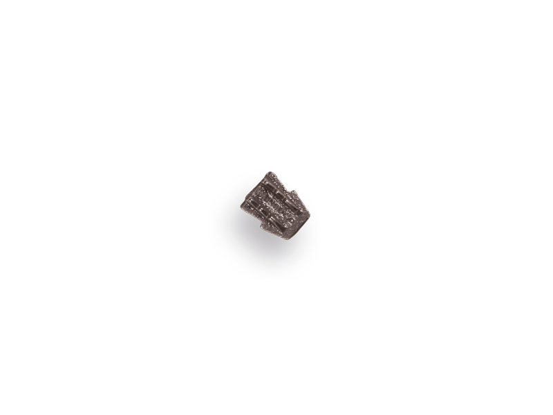 [651406] Coin plat en métal 15 mm n° 1 (par 10 pièces)
