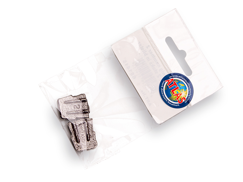 [651415] Metallkeil flach 16 mm Nr. 2 (pro 2 Stück)