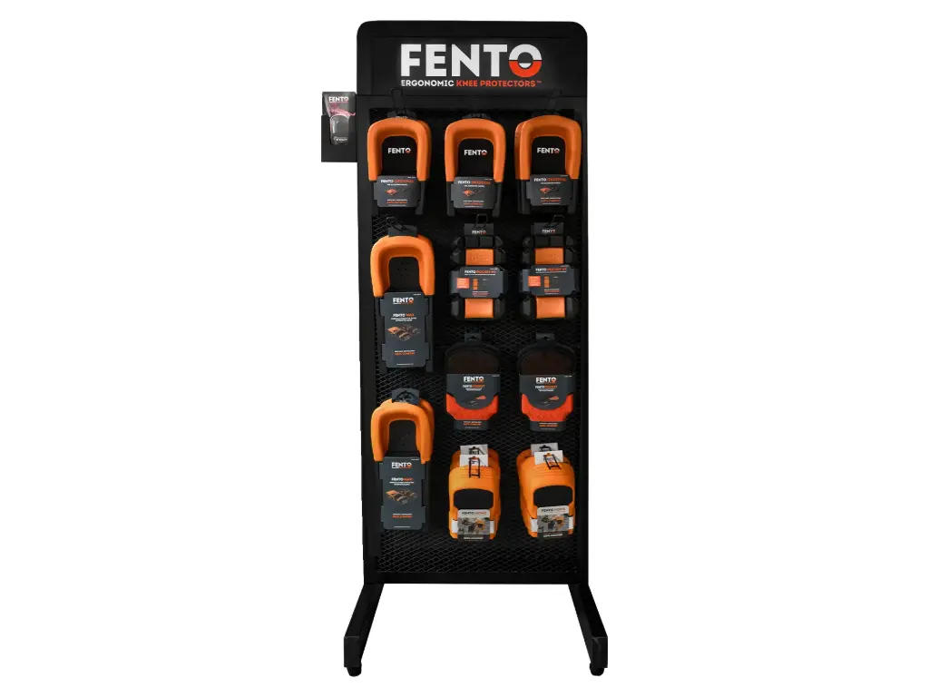 Floor Display FENTO (no contents), dimensions 190 x 60 x 70 cm