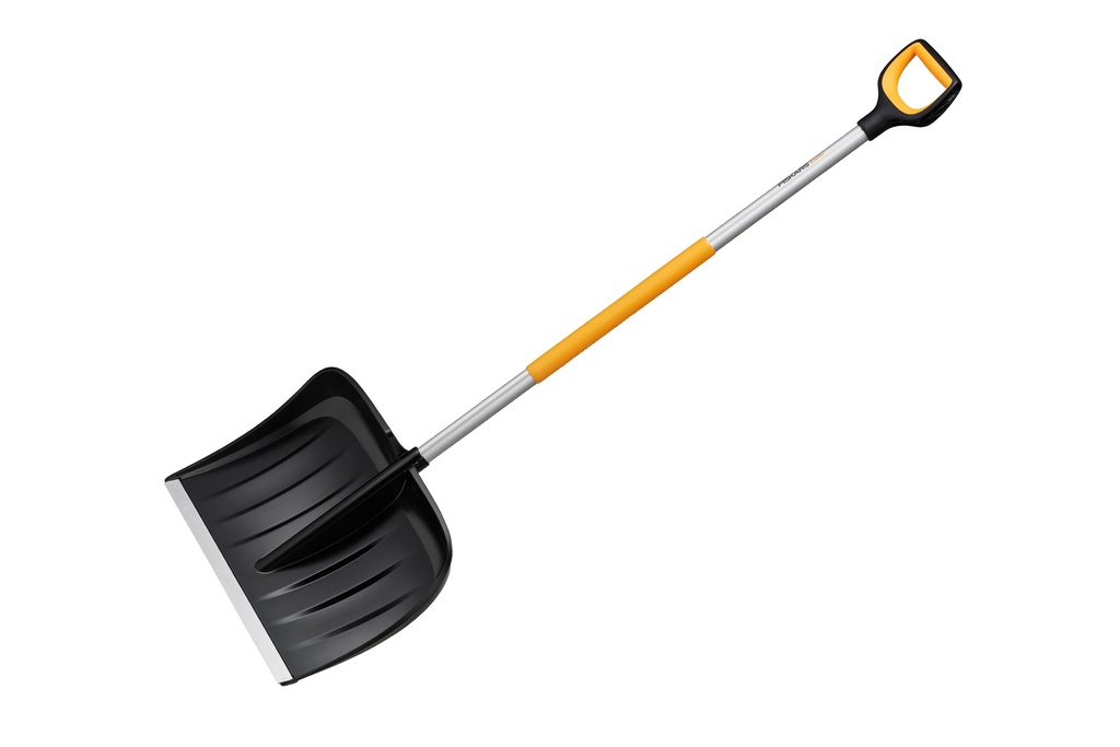[960408] Snow shovel FISKARS X-series plastic 53 cm, with aluminium handle 153 cm and D-handle