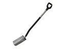 Bêche de jardin FISKARS ergonomique ronde, avec poignée en D, longueur 125 cm