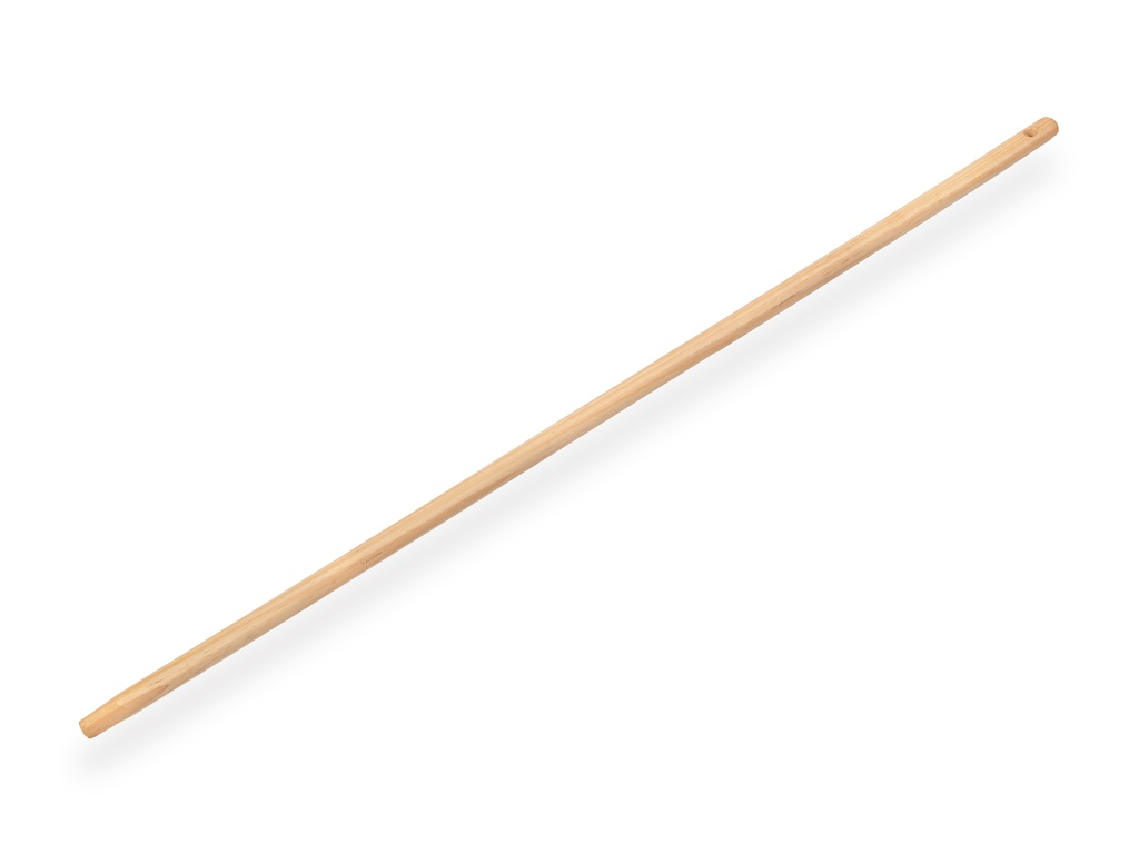 Stiel Holz 110 x 2,4 cm für Kinderschneeschieber, ohne Etikett. FSC 100%