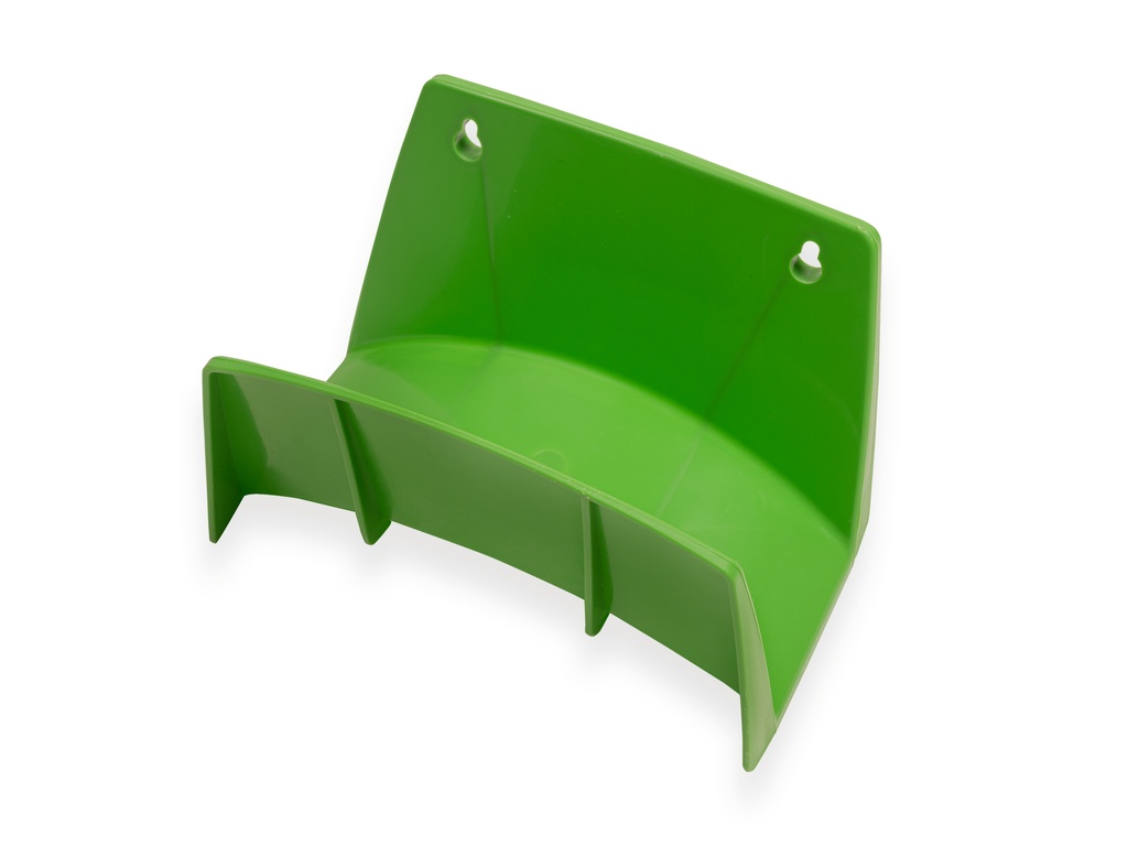 Wall hose holder plastic green