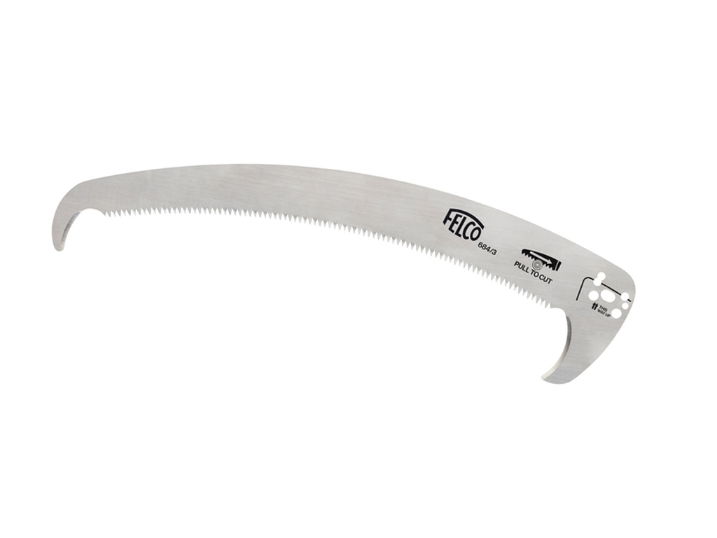 Saw blade FELCO 684/3 bent 39 cm, for polesaw FELCO 684
