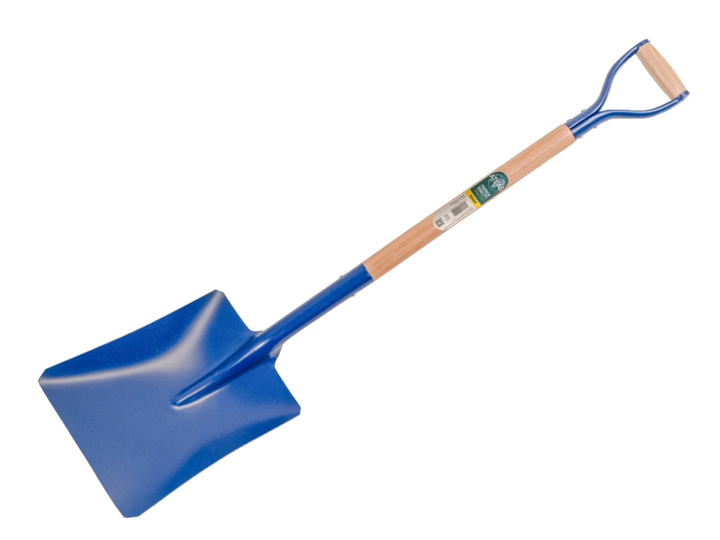 Ballast shovel ATLAS steel no. 4, 26 x 33 cm, with ATLAS metal D-handle 80 cm