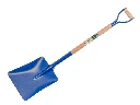 Ballast Shovel ATLAS steel no. 4, 26 x 33 cm, with ATLAS metal D-handle 80 cm straight