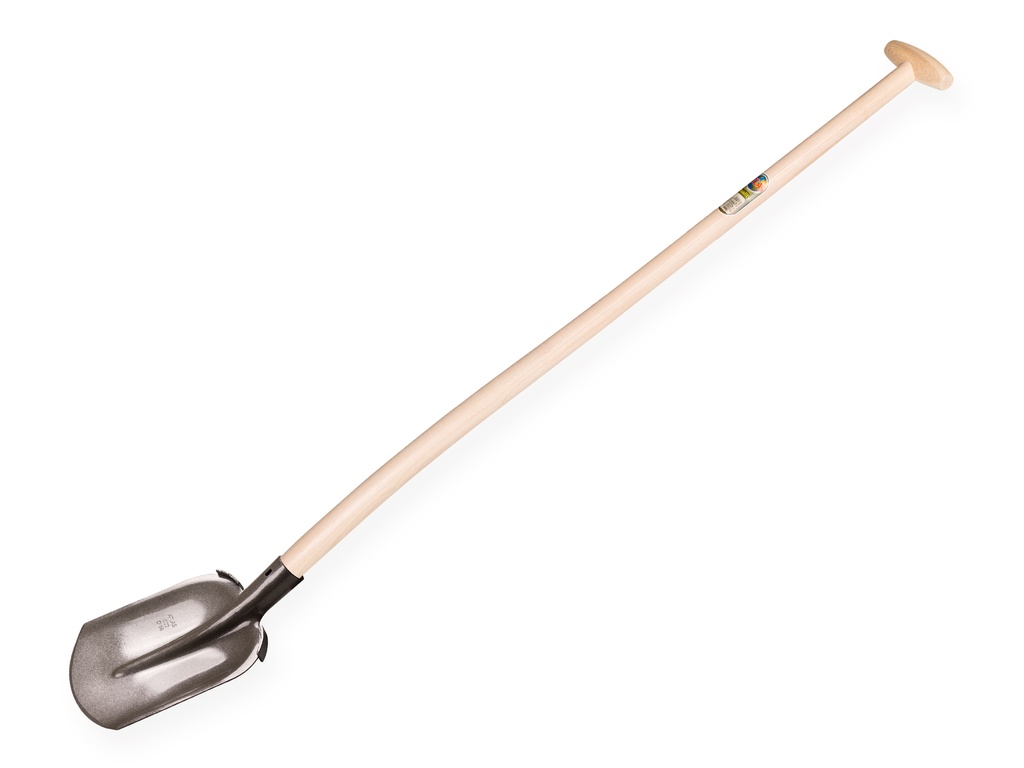 [780540] Pelle ATLAS 1/4 000 trempé, MARCHEPIED PLAT, avec manche de pelle ATLAS 120 cm courbé, FSC 100%