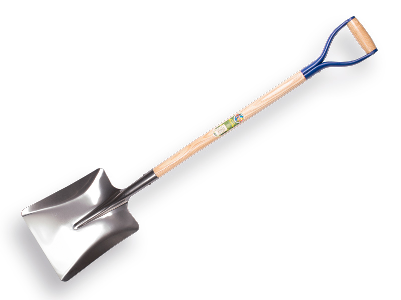 [797016] Ballast shovel ATLAS aluminium without strip with metal D-handle 95 cm