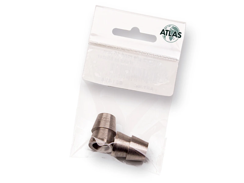 [651476] Metallrunder Keil 16 mm (pro 2 Stück)
