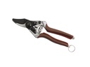 Snoeischaar met F-Tech bovenmes, leder comfort  handgrepen en sluitclip met extra 'halve stand'