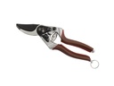 Snoeischaar met F-Tech bovenmes, leder comfort  handgrepen en sluitclip met extra 'halve stand'