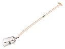 Steekbats ATLAS DIAMANT 1/4 000 gehard, gepolijst, met ATLAS schopsteel 120 cm gebogen, FSC 100%