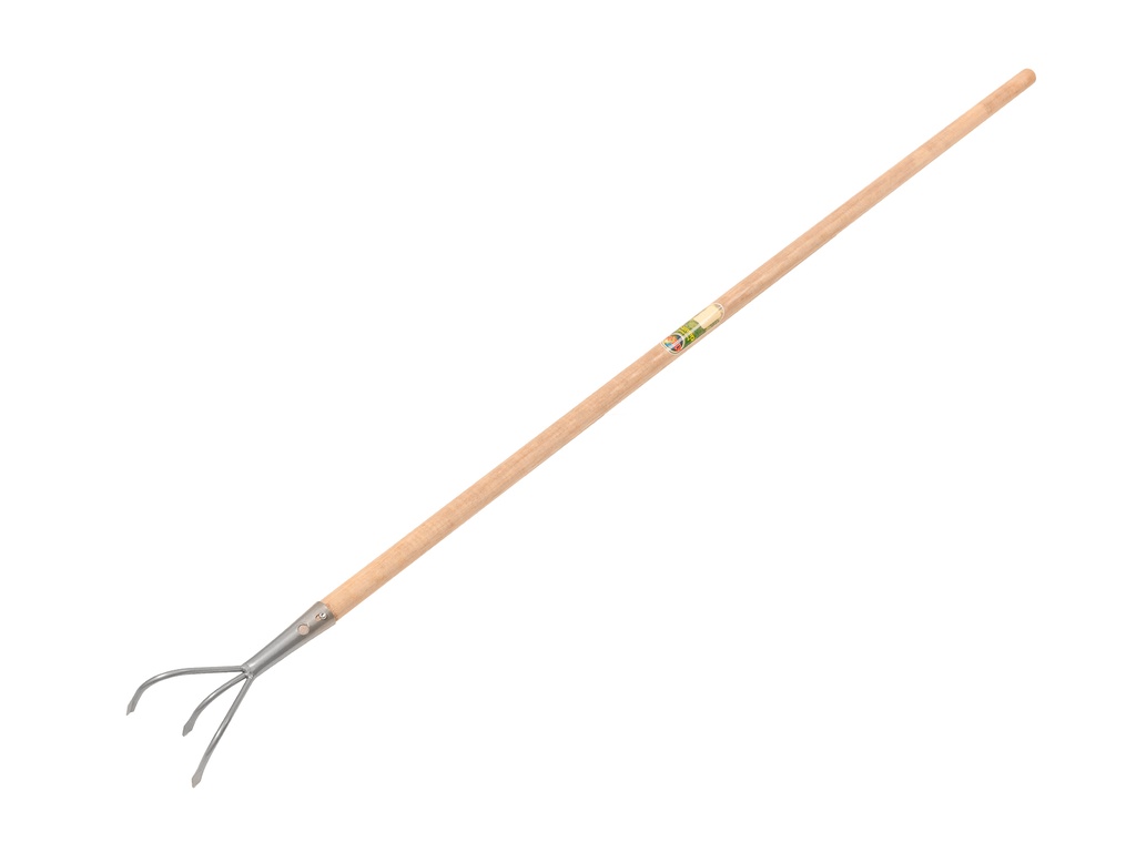 Handgrubber 3 Zinken mit TAUARI Stiel 150 x 2,8 cm