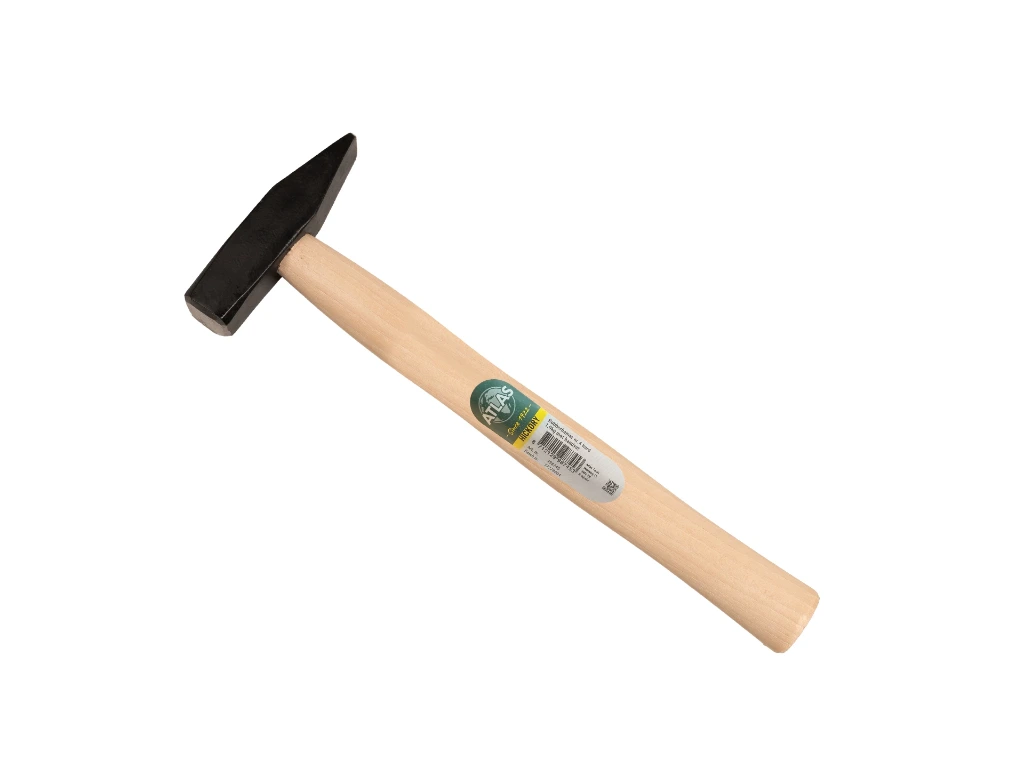 [989010] Engineer’s hammer ATLAS 300 gram, DIN 1041, with hickory handle 30 cm
