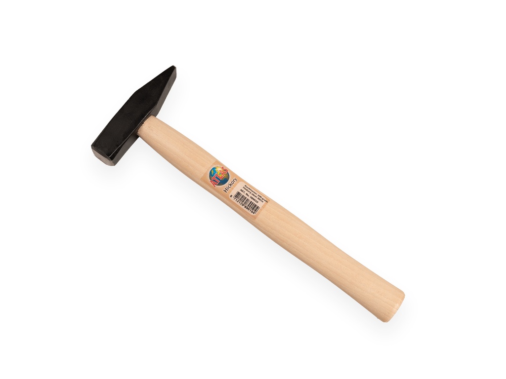 [989010] Schlosserhammer ATLAS 300 Gramm, DIN 1041, mit HICKORY Stiel 30 cm