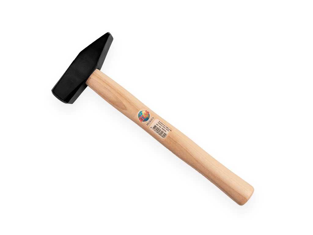 [989030] Schlosserhammer ATLAS 800 Gramm, DIN 1041, mit HICKORY Stiel 34 cm