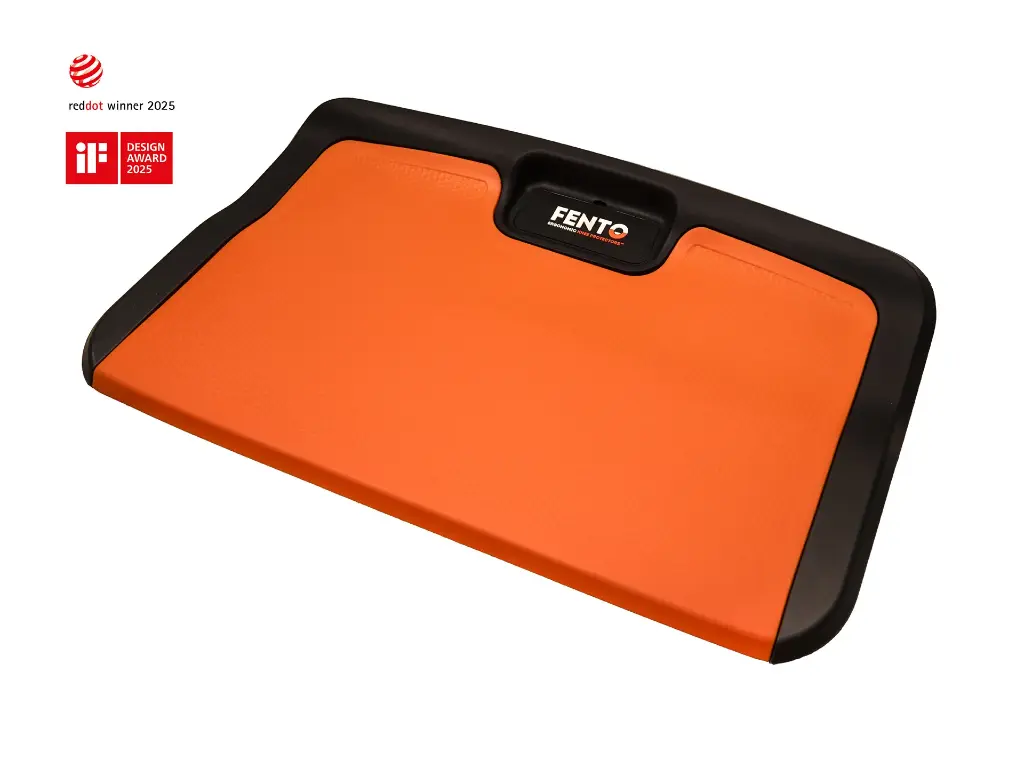 Tapis d’agenouillement professionnel FENTO BOARD M2, avec compartiment de rangement magnétique
