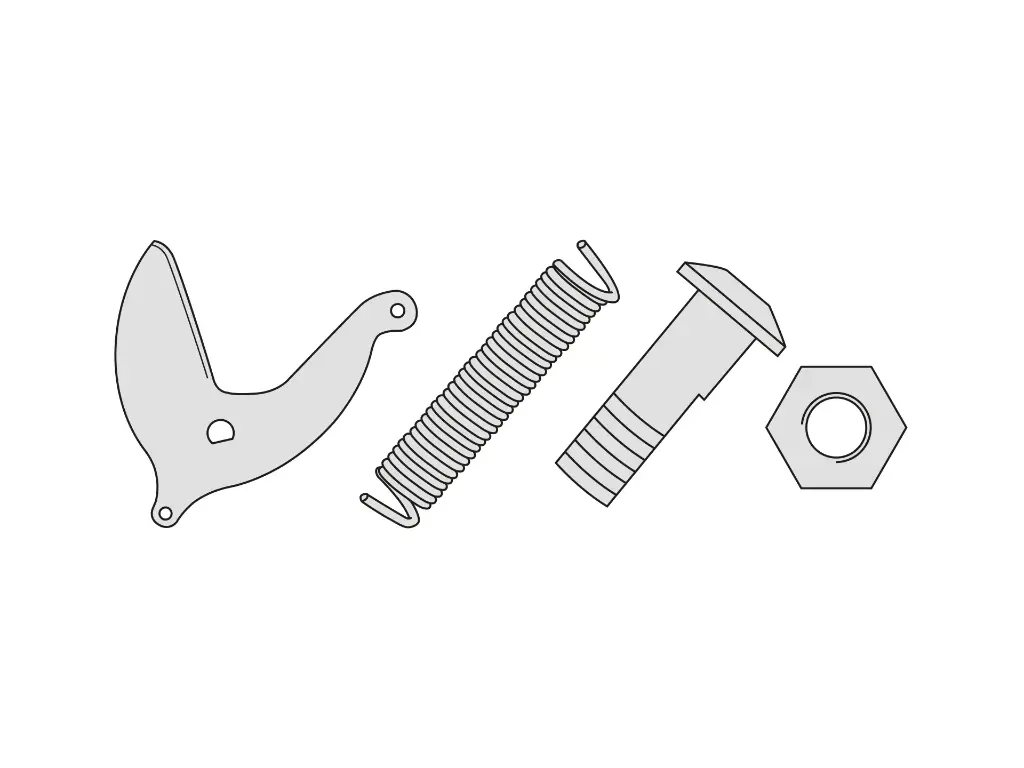 Serviceset FELCO 290/3-1 voor Boomschaar FELCO 290